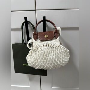 Longchamp Le Pliage Filet XS Mesh Bag